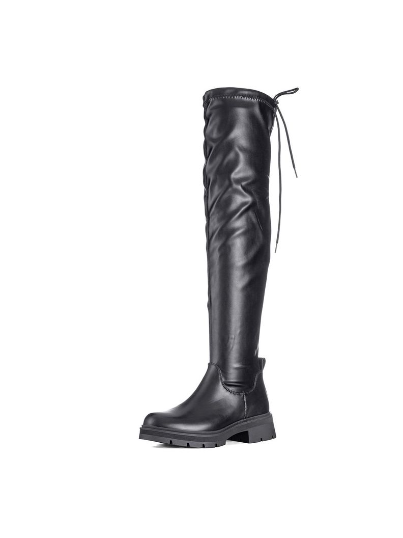 Bota Larga Casual Mujer Eco Cuero Plataforma Moda Weide ZS69-0