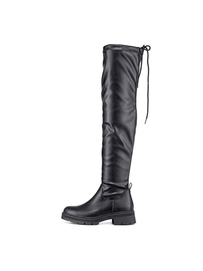Bota Larga Casual Mujer Eco Cuero Plataforma Moda Weide ZS69-1