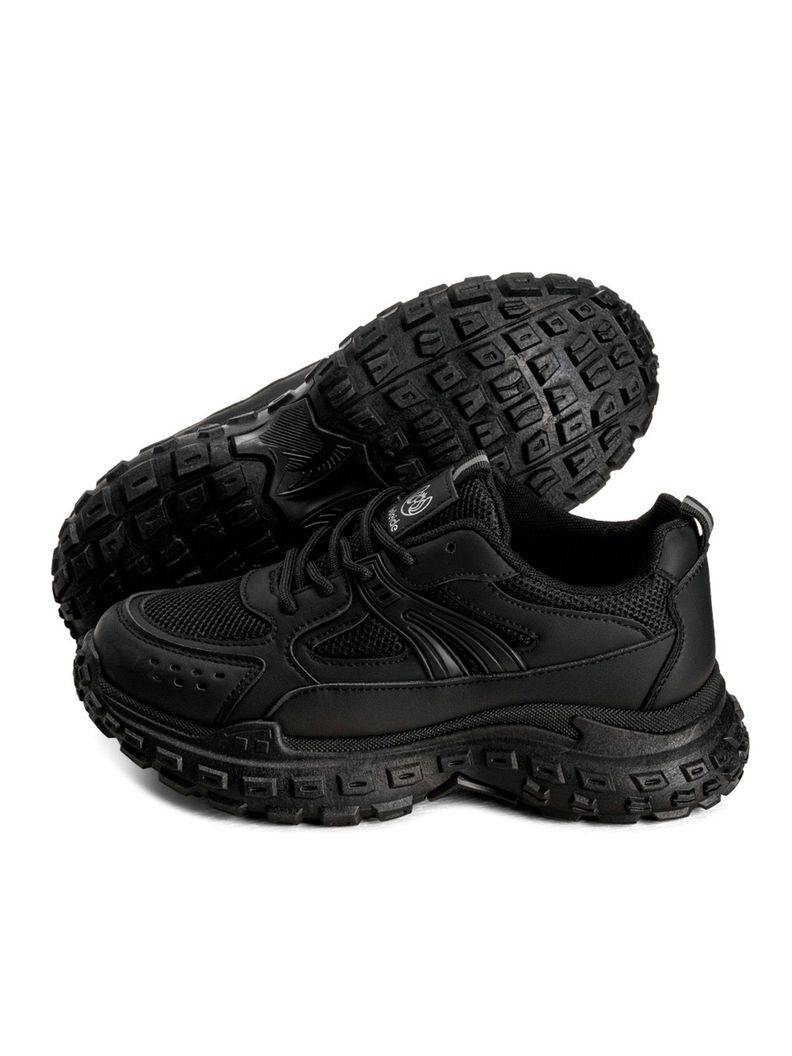 Zapatillas Negro Casual Mujer Weide SL03-4