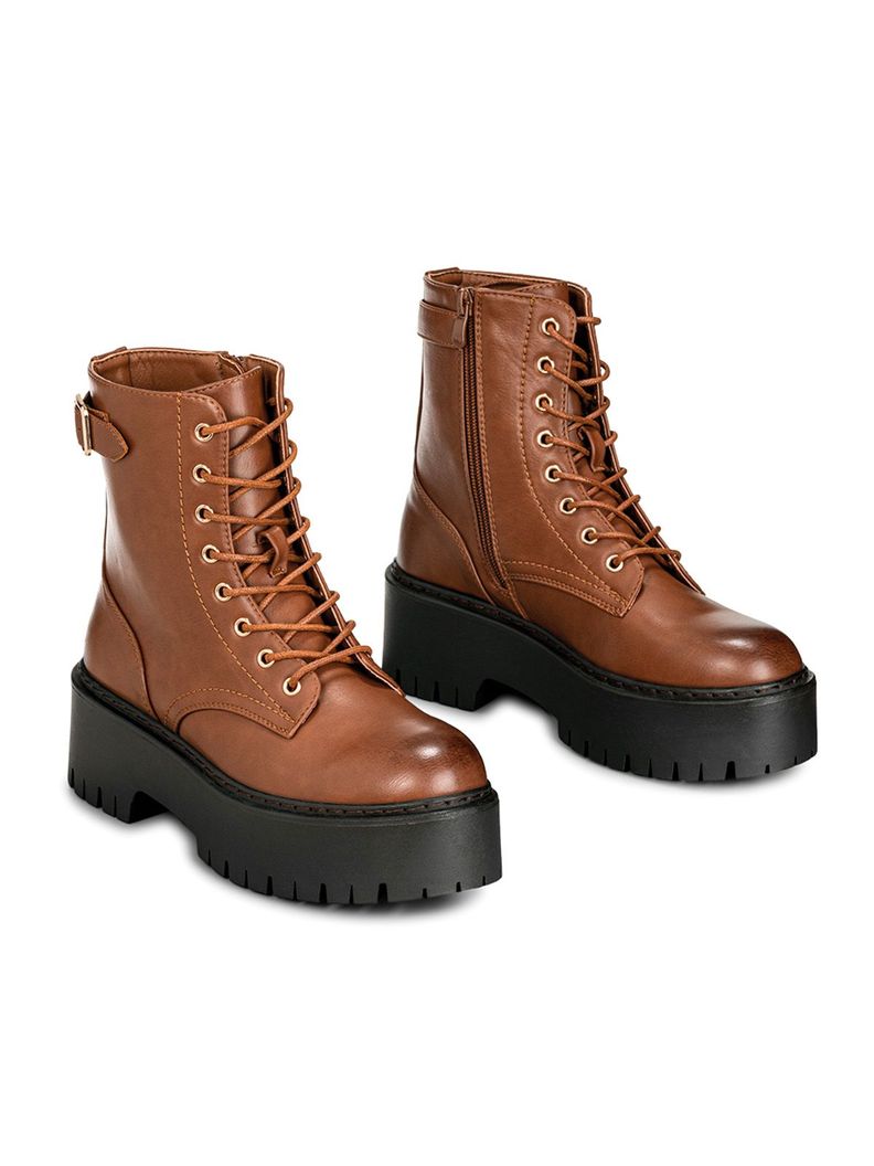 Botin Camel Casual Mujer Weide CZY585-4