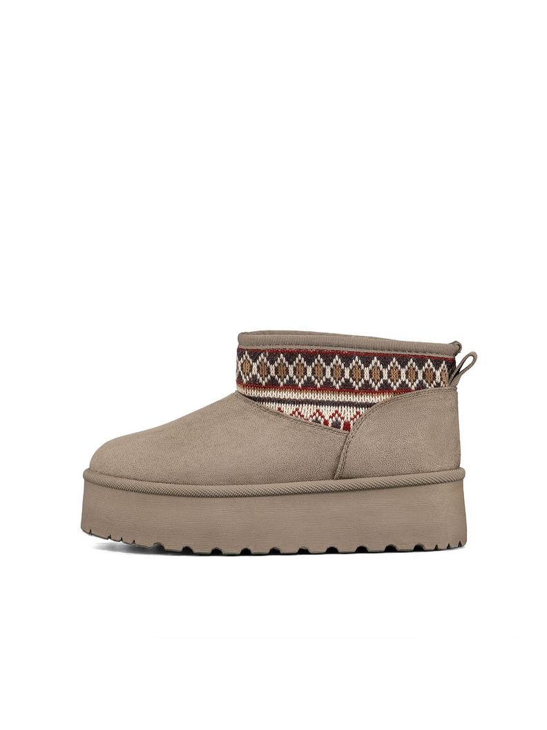 Botin Térmico Casual Mujer Gamuza Antideslizante Weide SL25-3