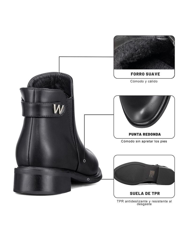 Botin Casual Mujer Eco Cuero Moda Vintage Formal Weide ZS63-5