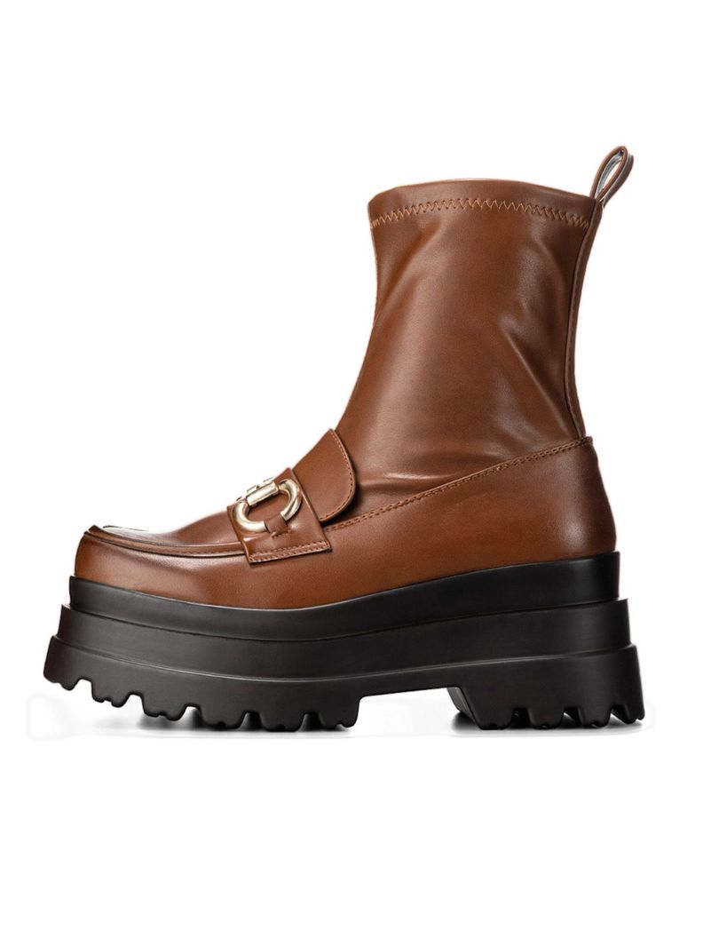 Botin Camel Casual Mujer Weide CZY578-2