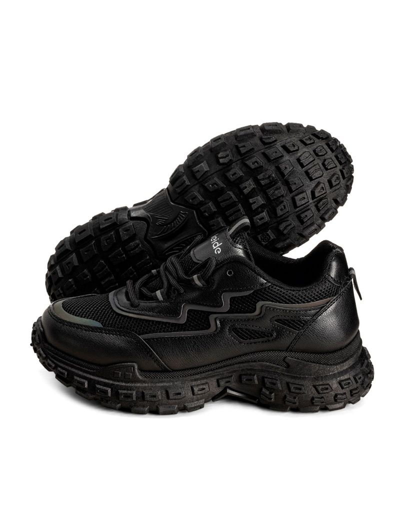Zapatillas Negro Casual Mujer Weide SL02-4