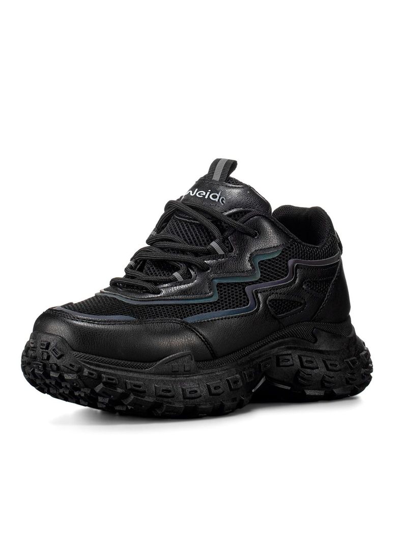 Zapatillas Negro Casual Mujer Weide SL02-0