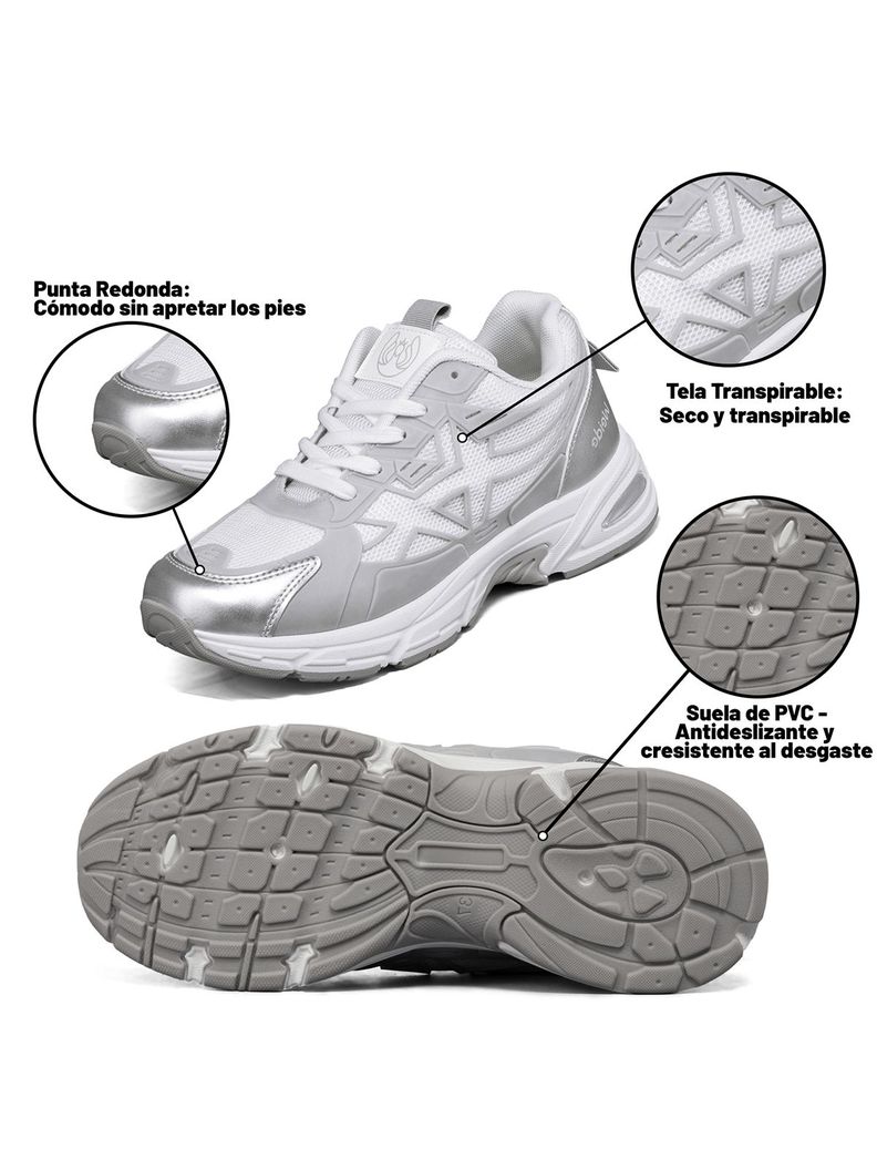 Zapatilla Casual Mujer Urbana Deportiva Comodo Weide TFA303-4