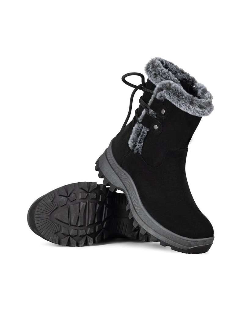 Botin Mujer Casual Con Felpa Plataforma Vintage Weide CZY611-1
