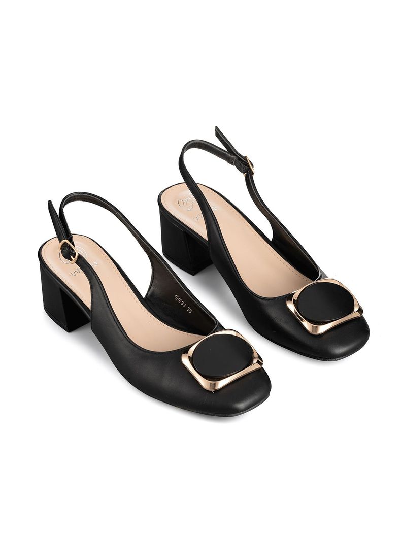 Zapatos Taco Mujer Casual Moda Vintage Hebilla Weide GHE33-2