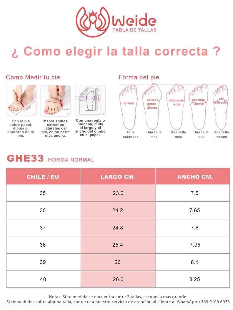 Zapatos Taco Mujer Casual Moda Vintage Hebilla Weide GHE33-3