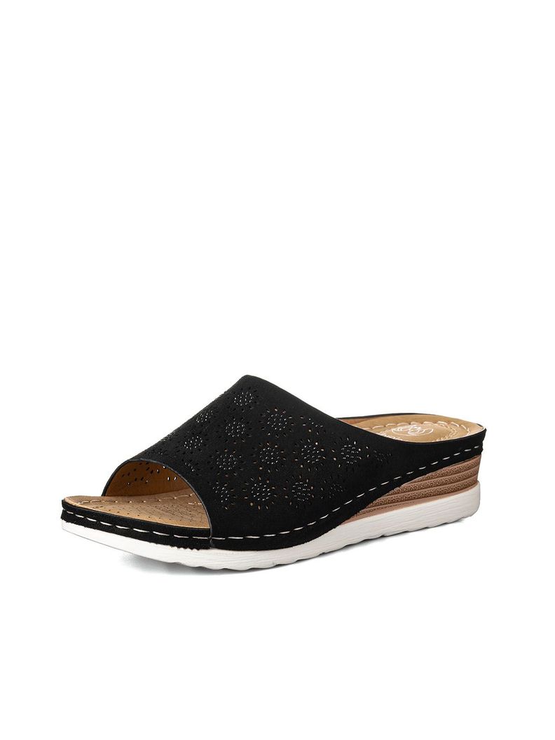 Sandalias Chalas Casual Confort Mujer Taco Cuña Weide QIU365-0