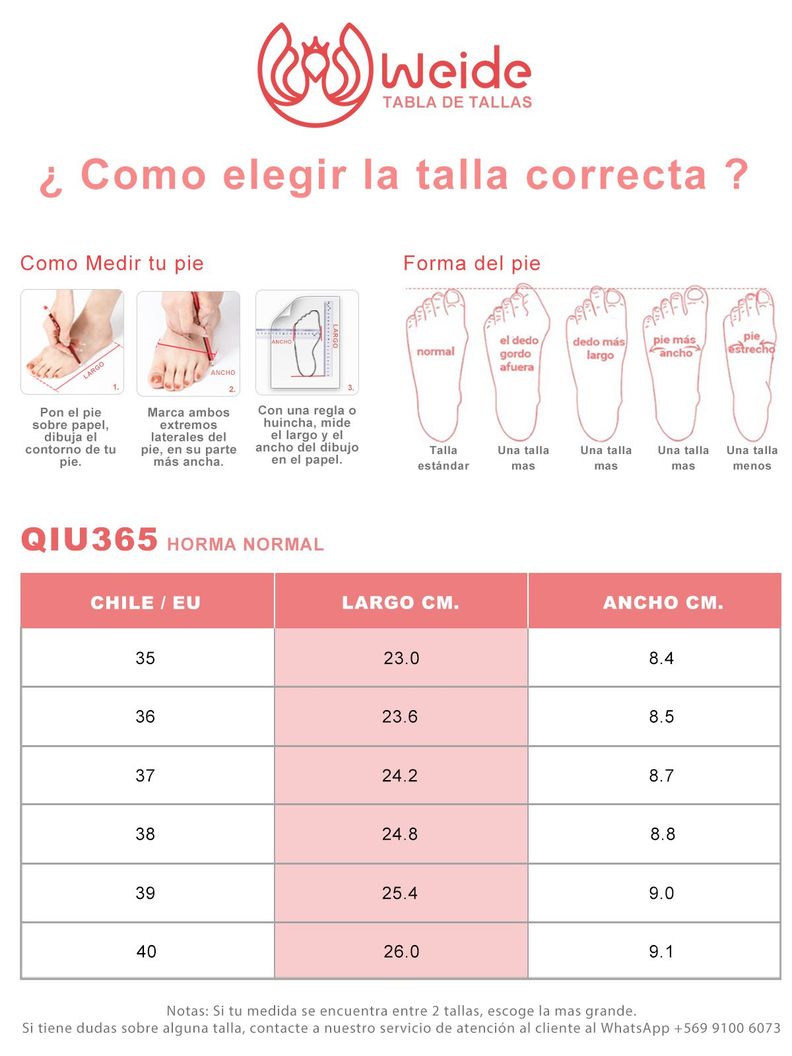 Sandalias Chalas Casual Confort Mujer Taco Cuña Weide QIU365-3
