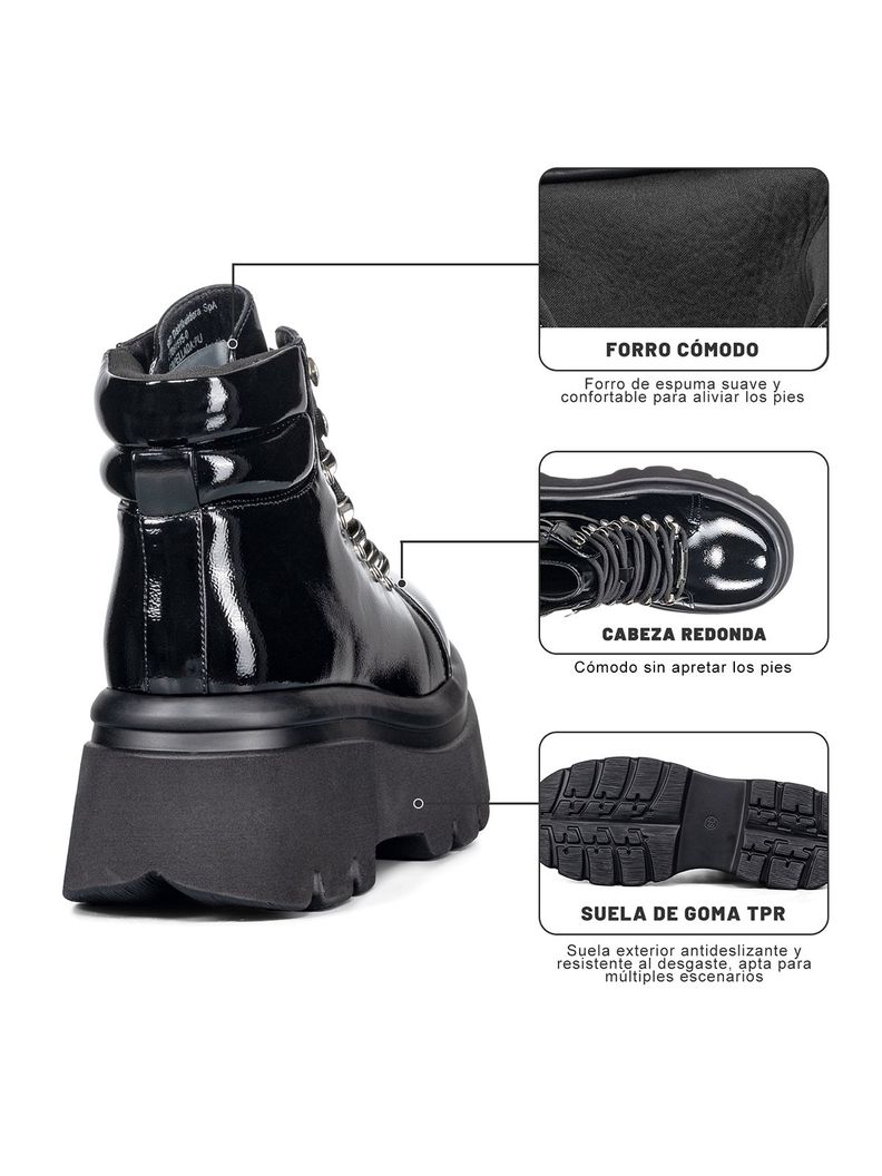 Botin Mujer Lucía Negro Weide-5