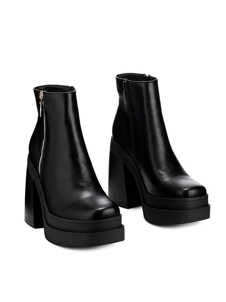 Botin Negro Casual Mujer Weide DH65-4