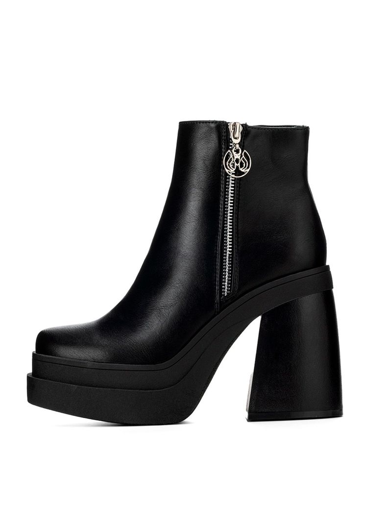 Botin Negro Casual Mujer Weide DH65-2
