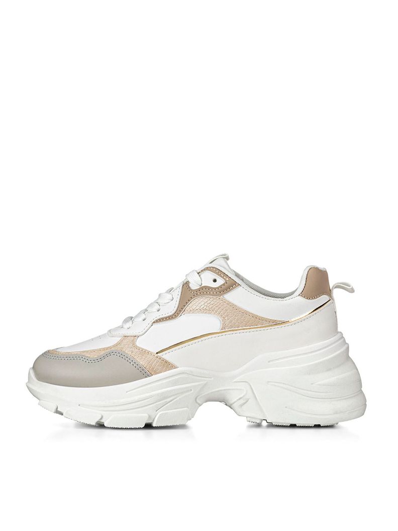 Zapatillas Beige Casual Mujer Weide SL06-2