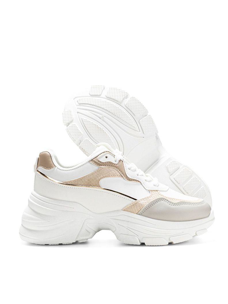 Zapatillas Beige Casual Mujer Weide SL06-4
