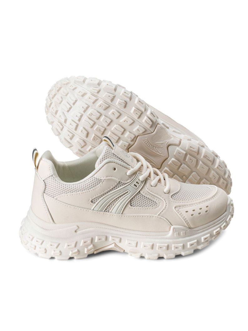 Zapatillas Beige Casual Mujer Weide SL03-4