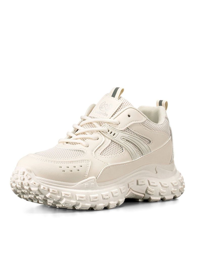 Zapatillas Beige Casual Mujer Weide SL03-0