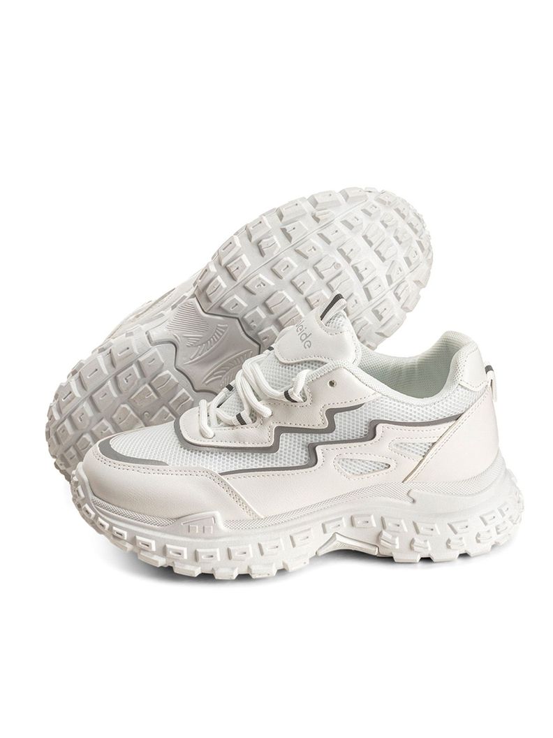 Zapatillas Blanco Casual Mujer Weide SL02-4