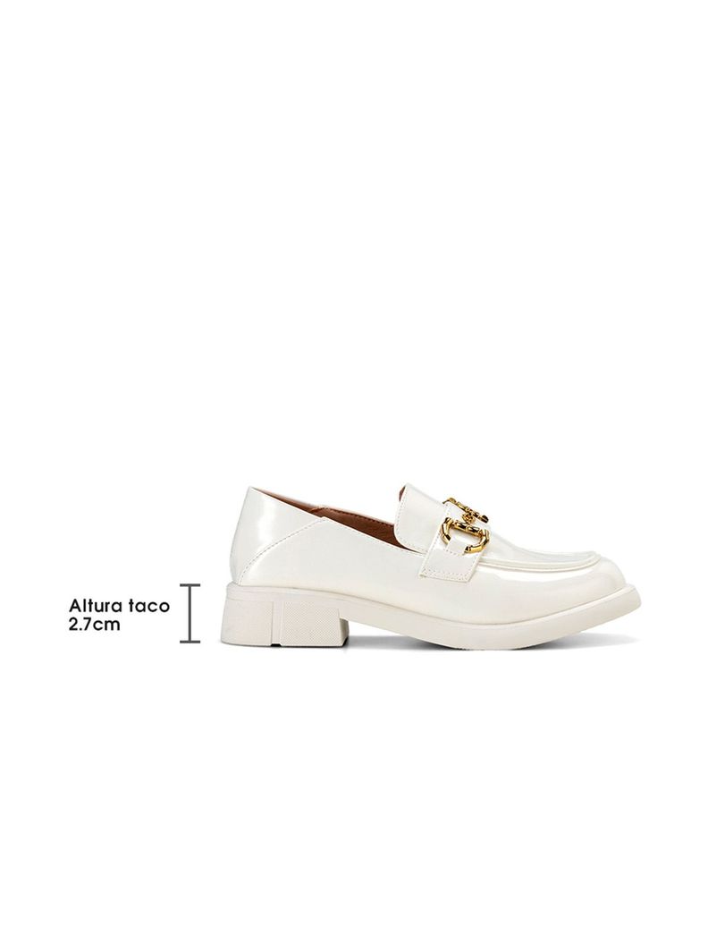 Mocasin Casalia Blanco Weide-5