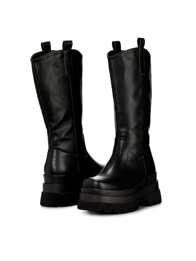 Bota Negro Casual Mujer Weide CZY580-2
