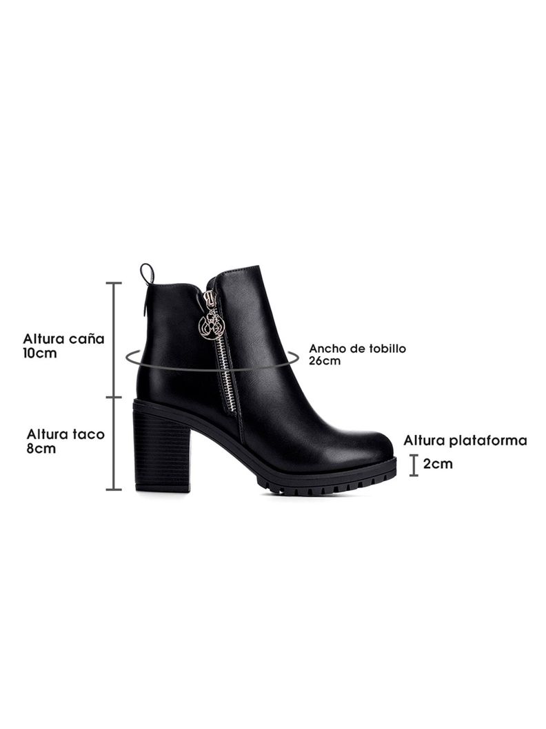 Botin Mujer Nahia Negro Weide-5