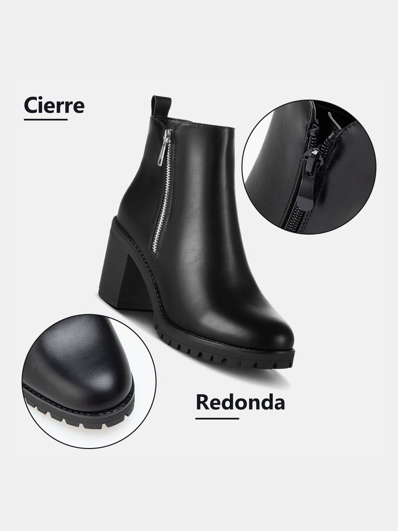 Botin Mujer Nahia Negro Weide-7