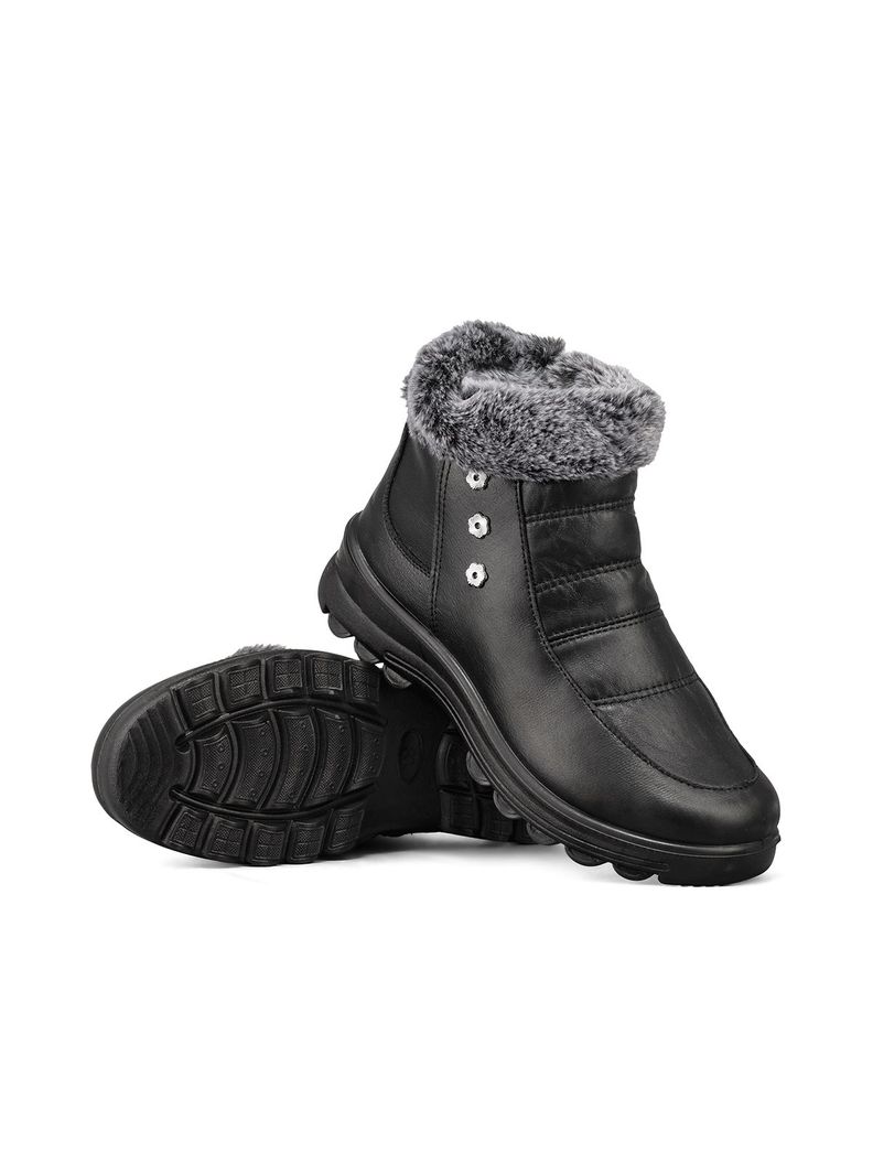 Botin Casual Mujer Térmico Eco Cuero Weide TFA306-2