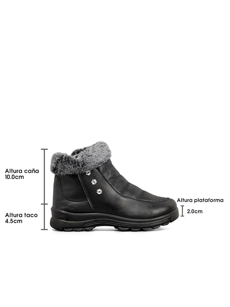 Botin Casual Mujer Térmico Eco Cuero Weide TFA306-3