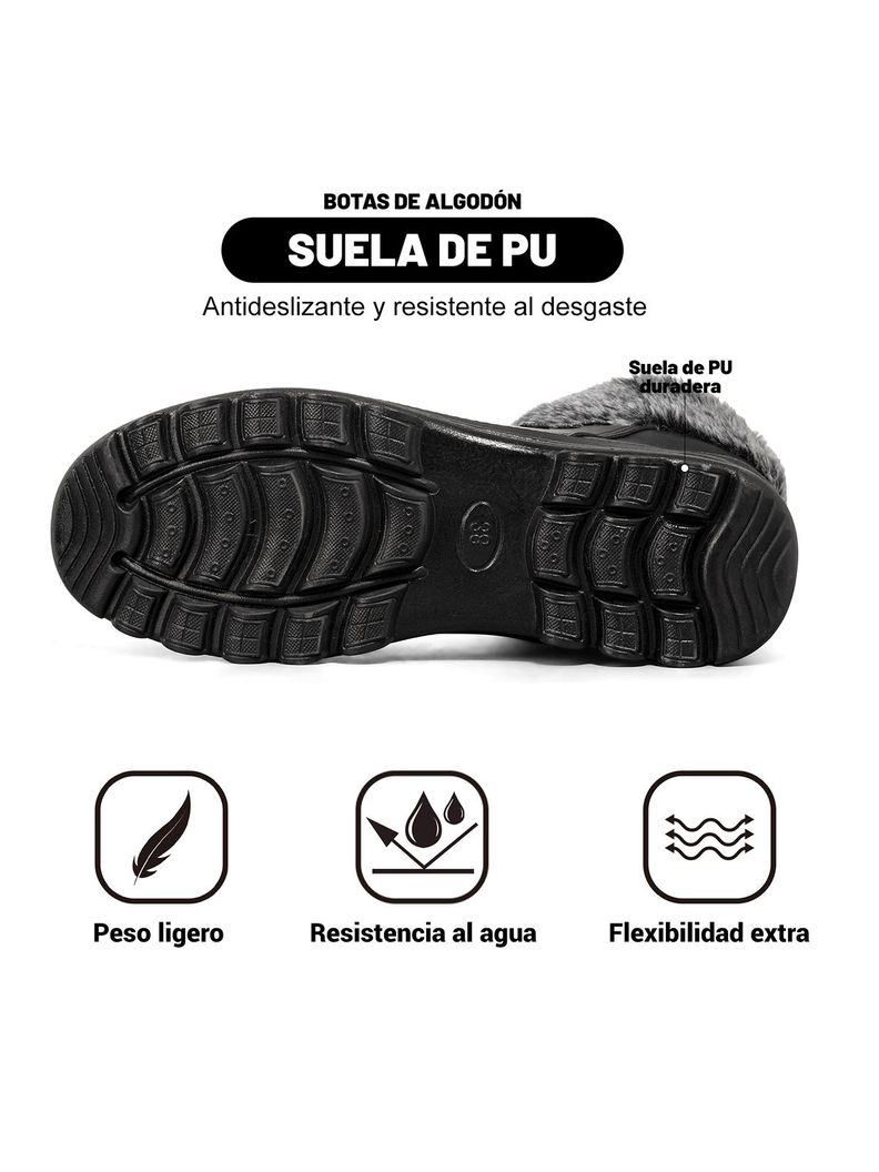 Botin Casual Mujer Térmico Eco Cuero Weide TFA306-5