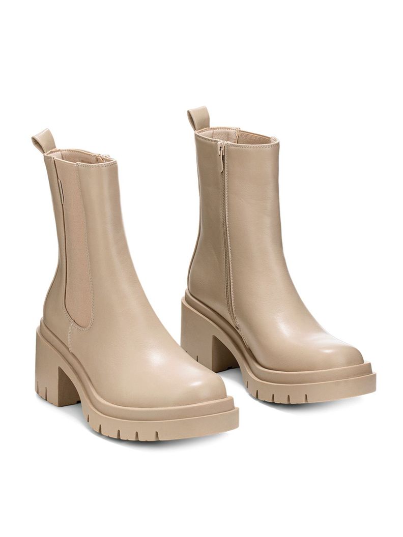 Botin Beige Casual Mujer Weide ZS22-4