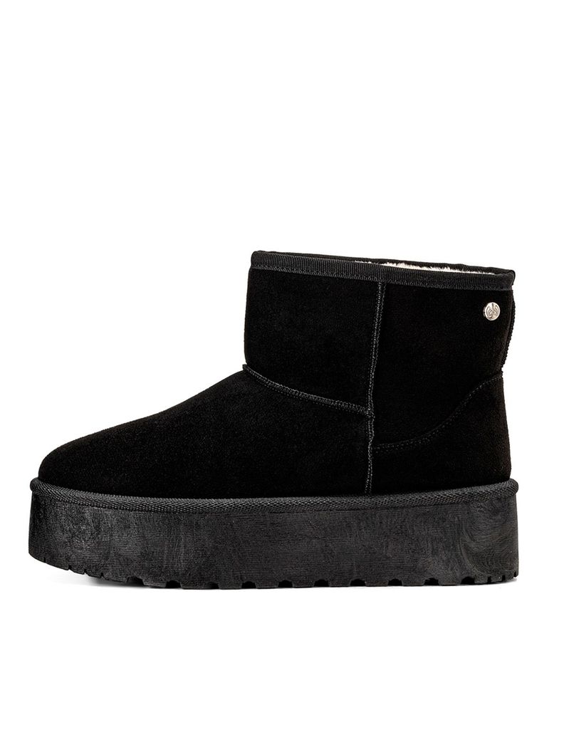 Botin Negro Casual Mujer Weide LT122-2