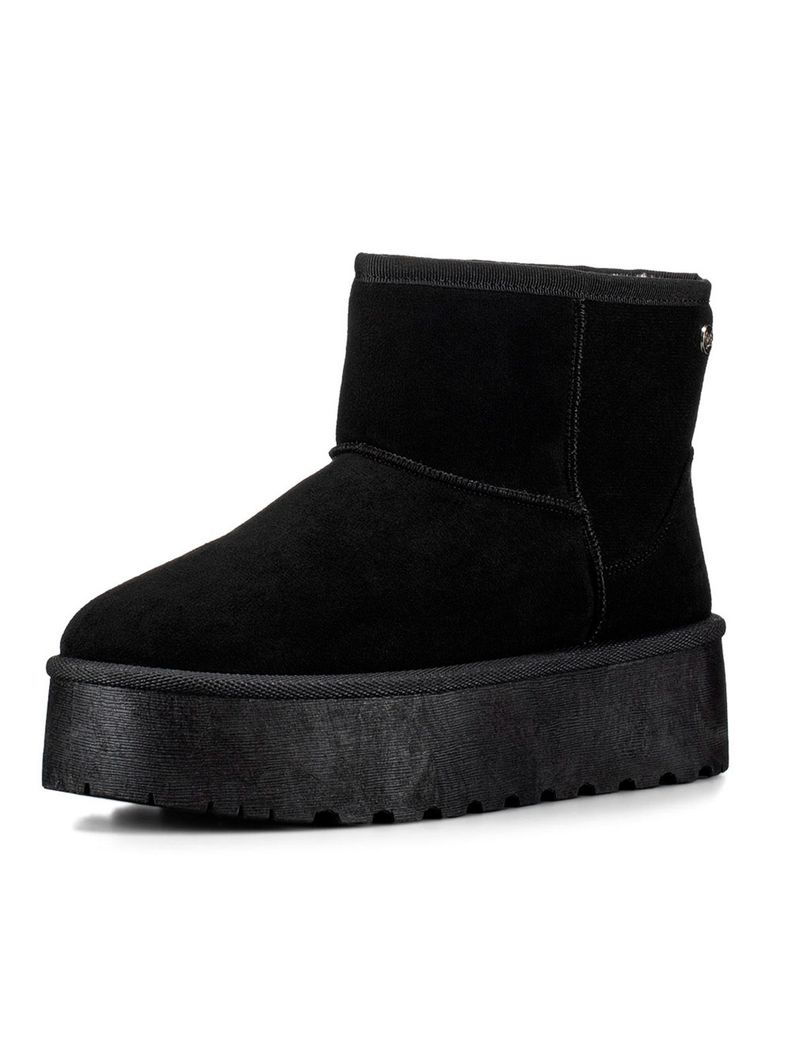 Botin Negro Casual Mujer Weide LT122-0