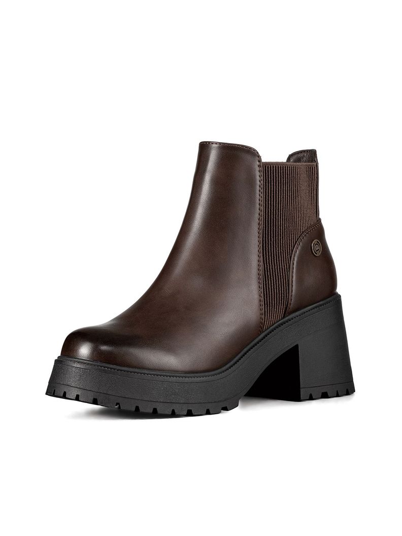 Botin Mujer Casual Eco Cuero Con Felpa Vintage Weide CZY612-0