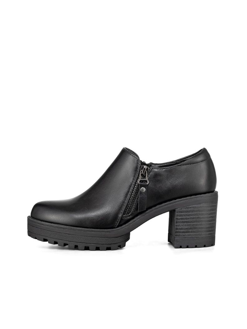 Botin Casual Mujer Negro Eco cuero Formal Weide QBM11-1