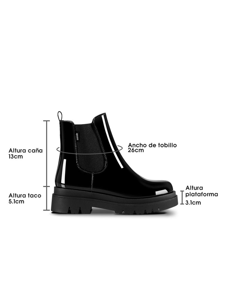 Botin Mujer Marimar Negro Weide-5