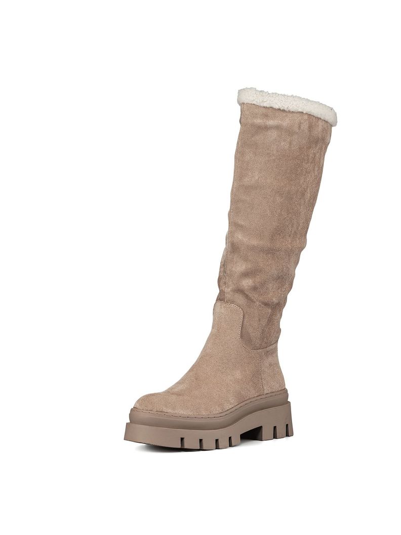 Botas Largas Mujer Casual Moda Gamuza Plataforma Weide HX511-0