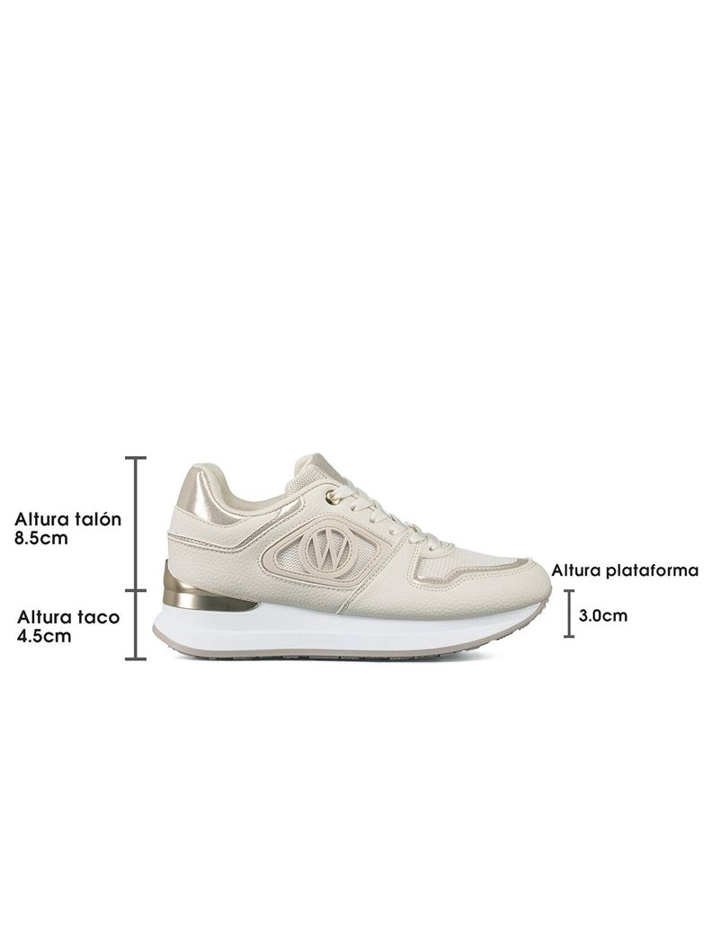 Zapatilla Casual Mujer Deportiva Urbana Vintage Weide JLL50-3