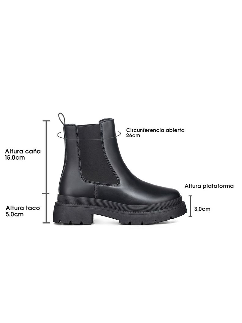 Botin Casual Mujer Plataforma Clasico Formal Weide SL31-3