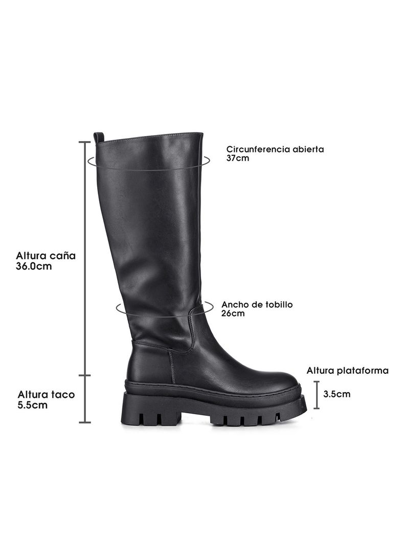 Botas Largas Casual Plataforma Vintage Mujer Weide HX510-4