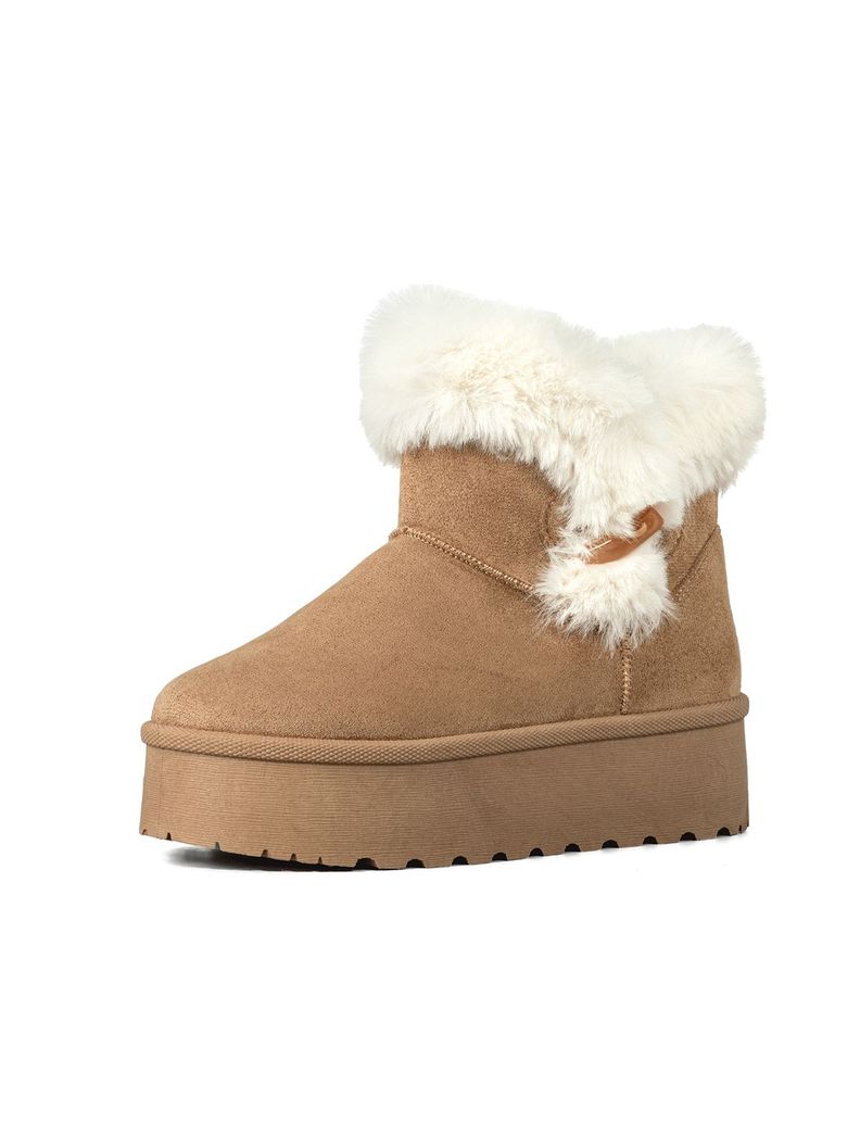 Botin Casual Mujer Gamuza Vintage Antideslizante Weide LT201-0