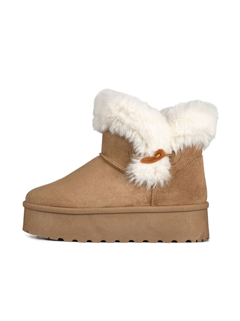 Botin Casual Mujer Gamuza Vintage Antideslizante Weide LT201-3