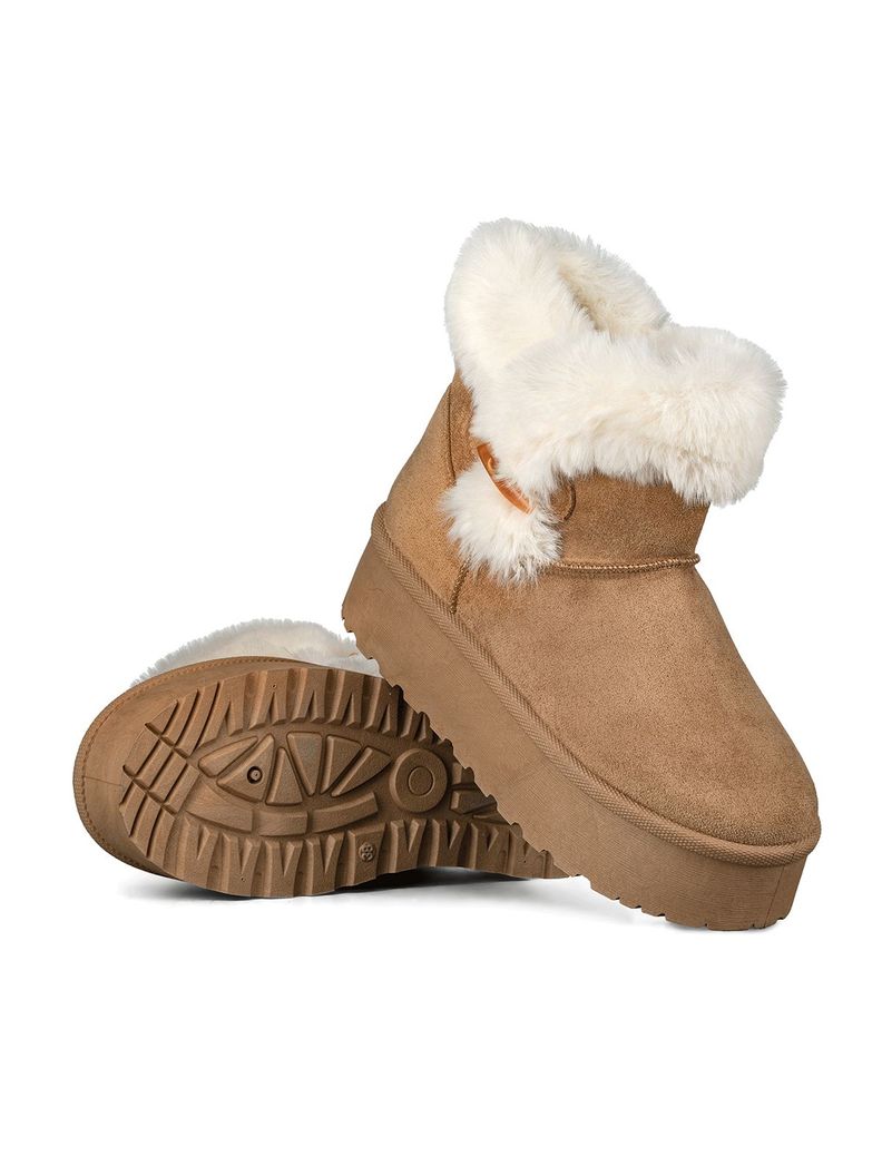 Botin Casual Mujer Gamuza Vintage Antideslizante Weide LT201-4