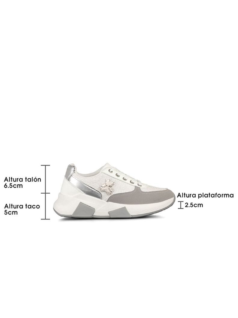 Zapatilla Casual Transpirable De Malla Cuña Mujer Weide SL13-4