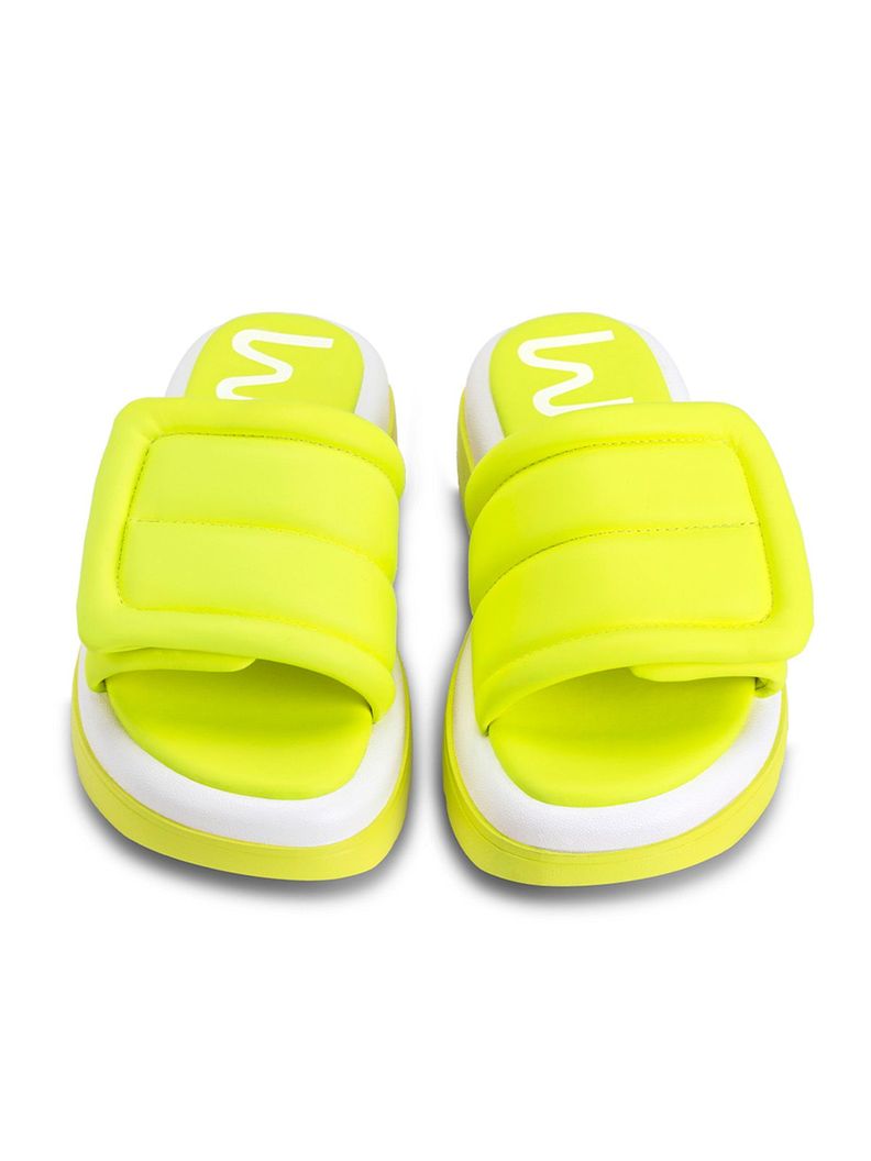 Sandalia Plataforma Amarillo Casual GH98 Weide-2
