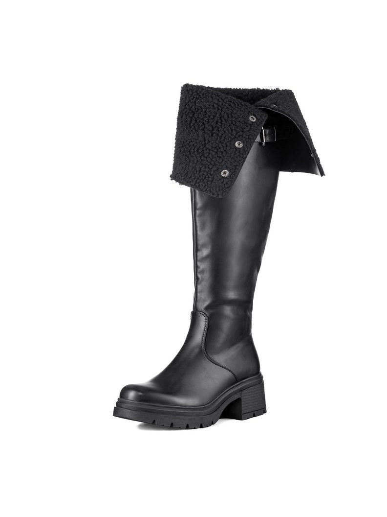 Botas Largas Mujer De Moda Comodo Tacon Grueso Weide CZY615-0