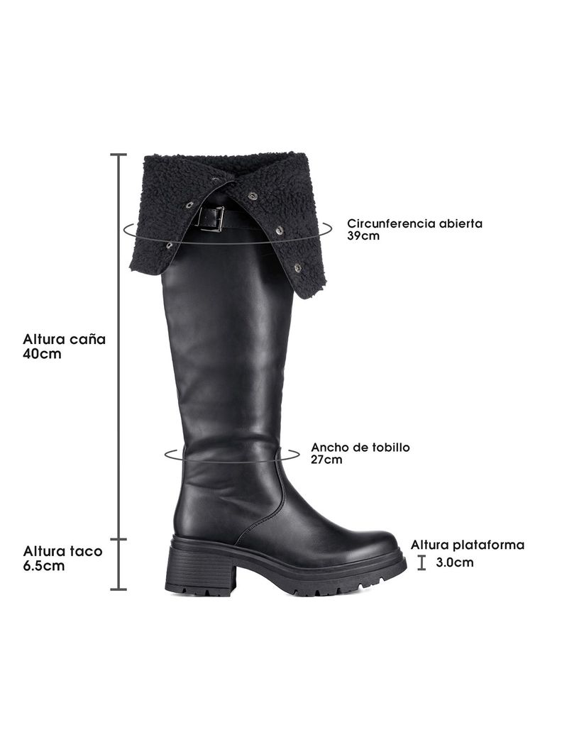 Botas Largas Mujer De Moda Comodo Tacon Grueso Weide CZY615-5