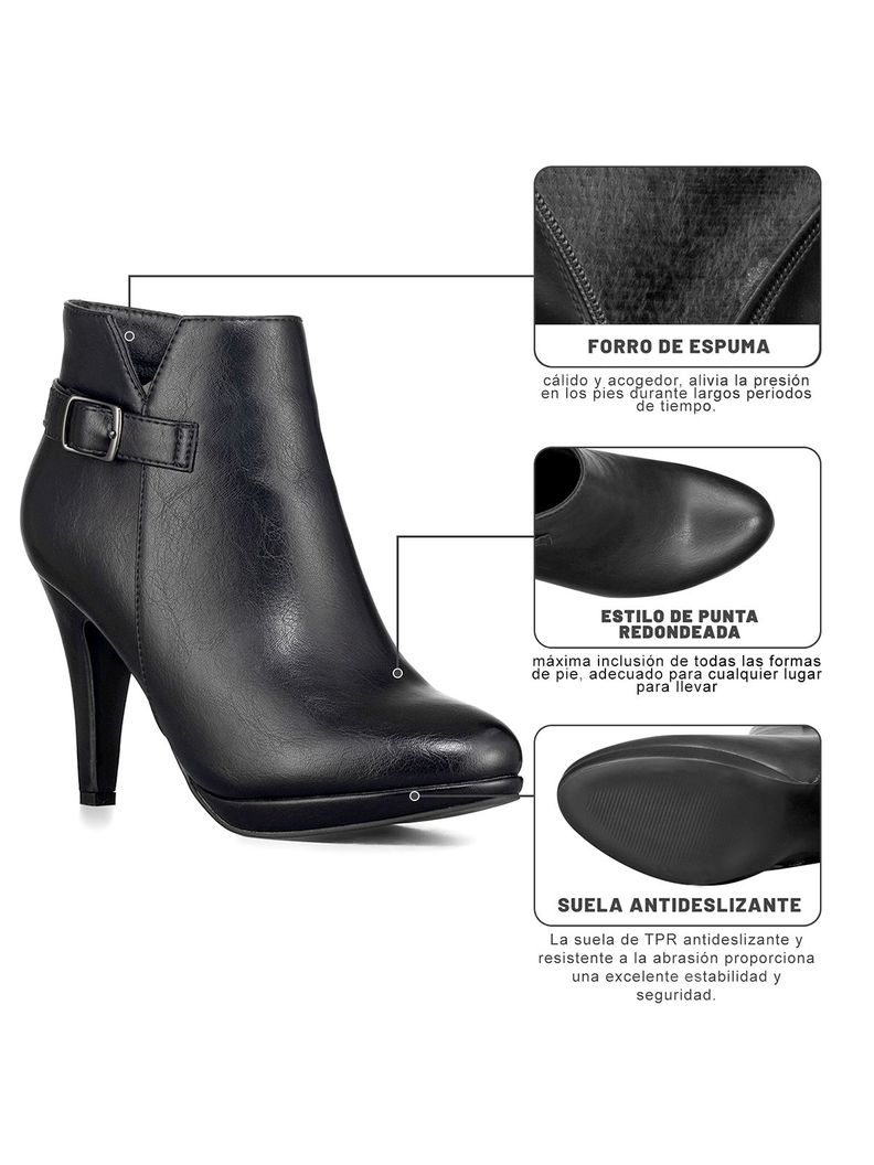 Botin Casual Mujer Vintage Con Felpa Clasico Weide CZY609-4