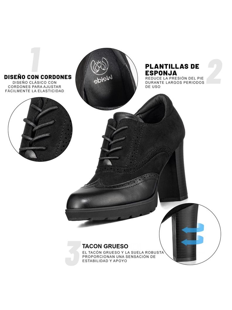 Botin Casual Dama Negro En Gamuza Vintage Weide QBM10-4