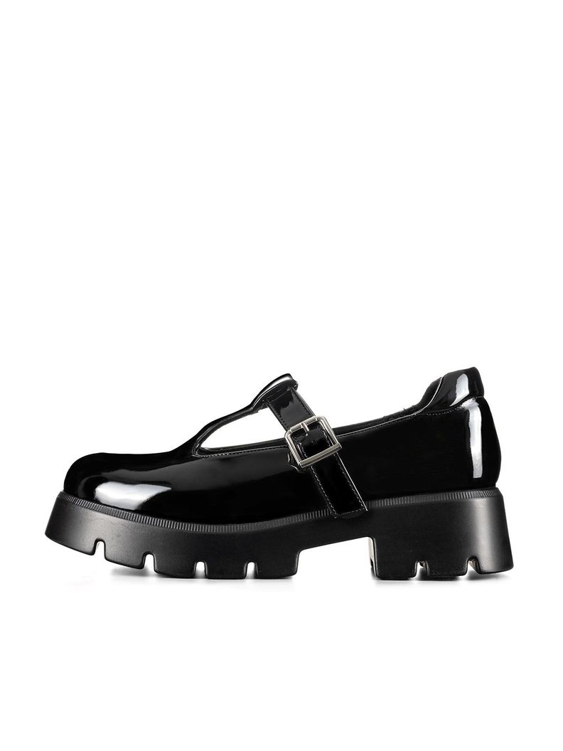 Zapatos Mary Jane Con Taco Casual Charol Mujer Weide GHE30-4